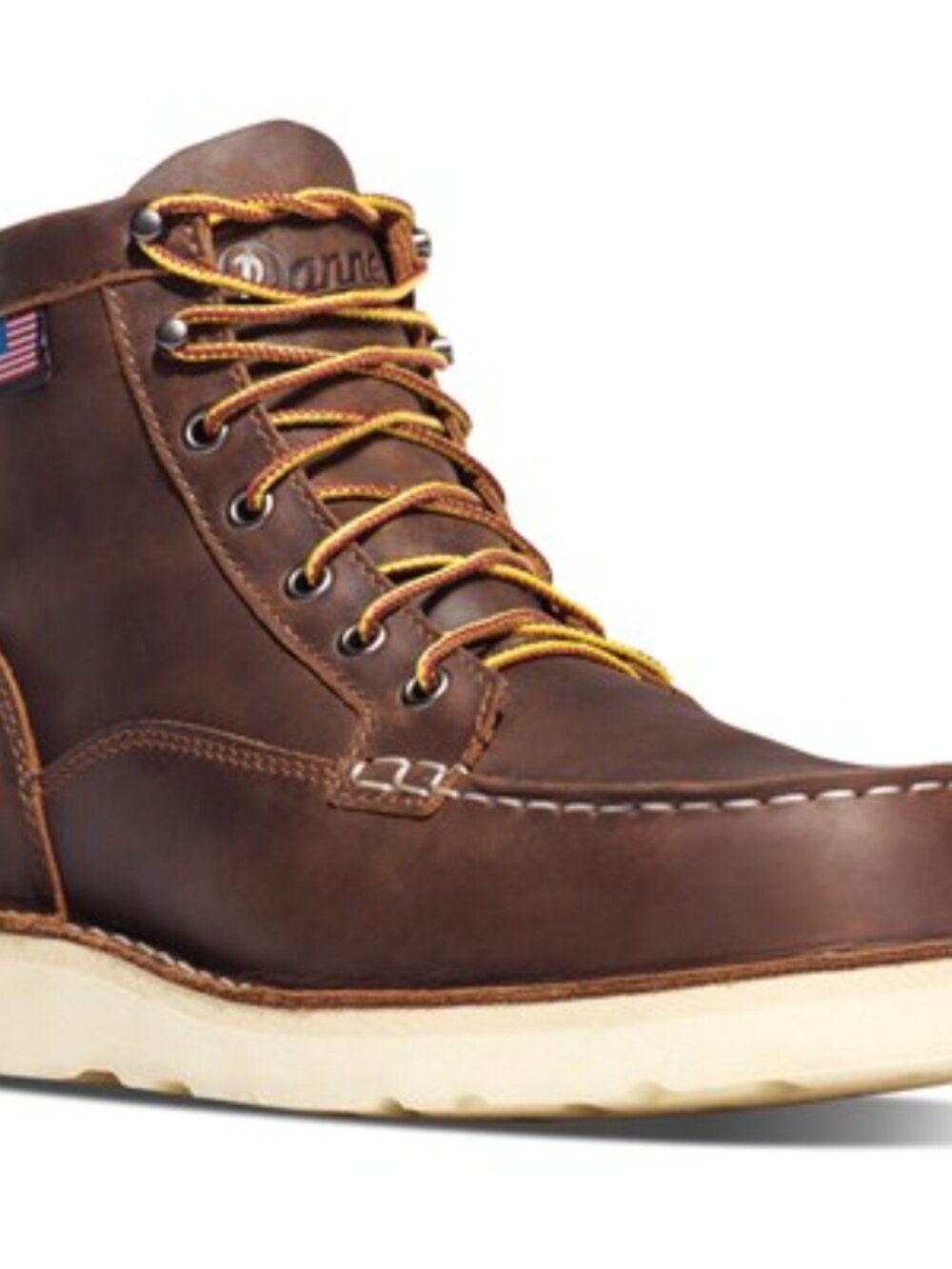 Danner - Mens Bull Run Moc Toe 6" Boots, size 10.5 US mens, color brown.